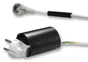 HELLERMANN TYTON - HA67-19.0-3.2 - 热缩套管 6:1 黑色 19MM 1M