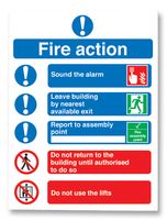 ROEBUCK - 805971 - 标志 'FIRE ACTION'